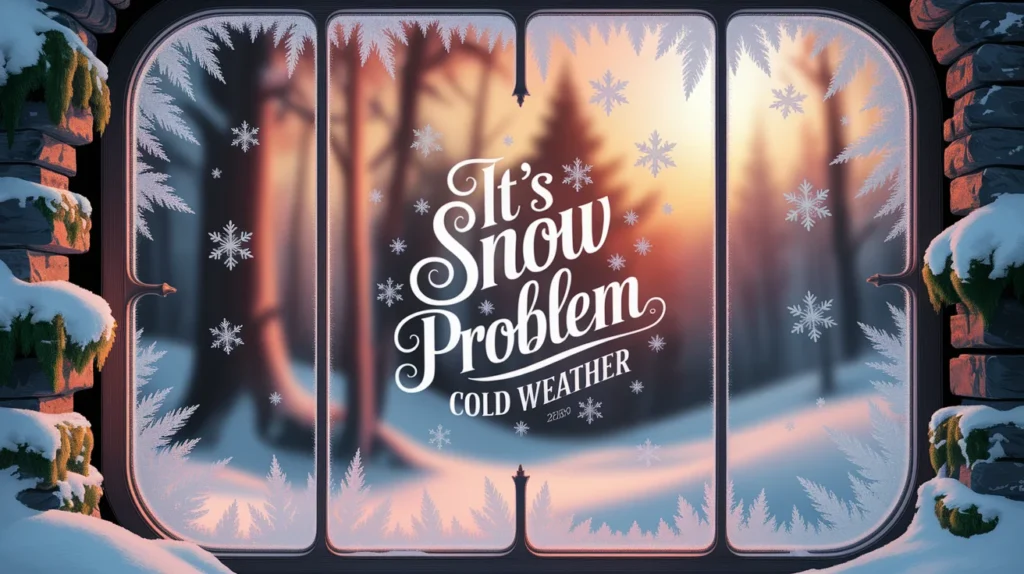 Tom Swifties: Itโs Snow Problem, Cold Weather