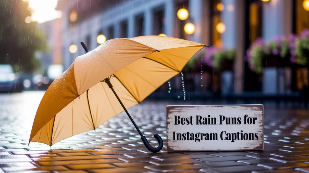 Best Rain Puns for Instagram Captions