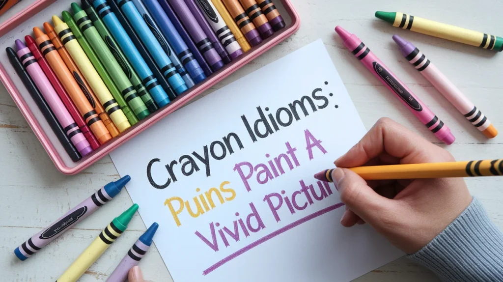 Crayon Idioms Illustrated: Puns That Paint a Vivid Picture