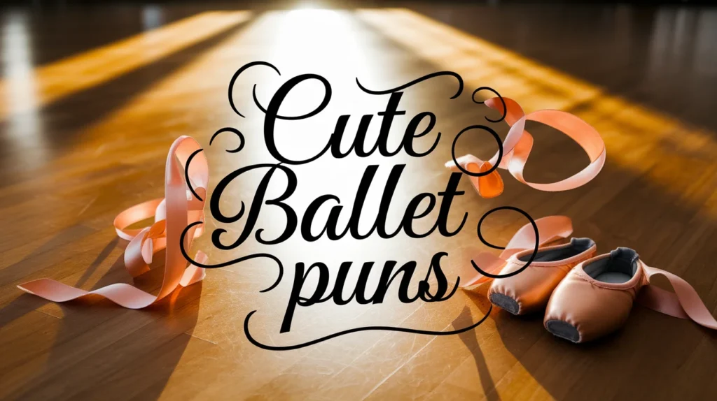 Cute ballet puns for dance class invites
