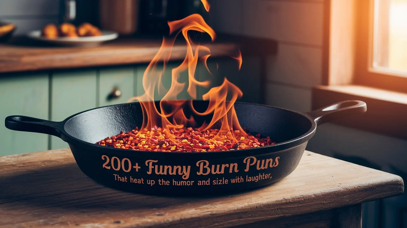 Funny Burn Puns That Heat Up the Humor and Sizzle with Laughter