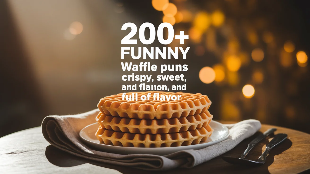 Funny Waffle Puns That Are Crispy, Sweet, and Full of Flavor