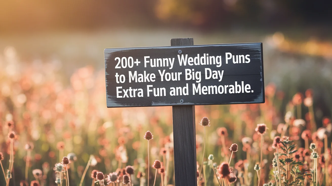 Funny Wedding Puns to Make Your Big Day Extra Fun and Memorable