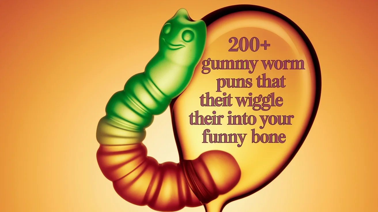 Gummy Worm Puns That Wiggle Their Way Into Your Funny Bone