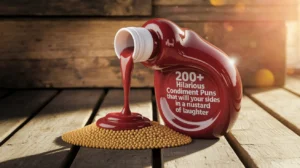 Hilarious Condiment Puns That Will Ketchup Your Sides in a Mustard of Laughter