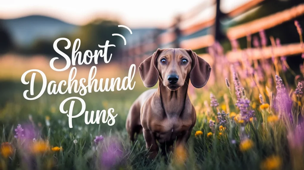 Short dachshund puns for captions