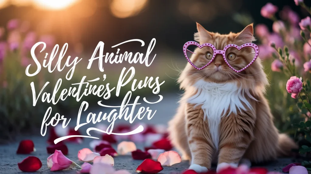 Silly animal valentines puns for laughter