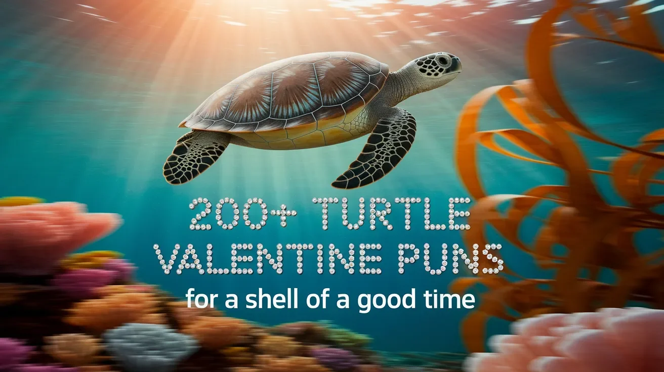 Turtle Valentine Puns for a Shell of a Good Time